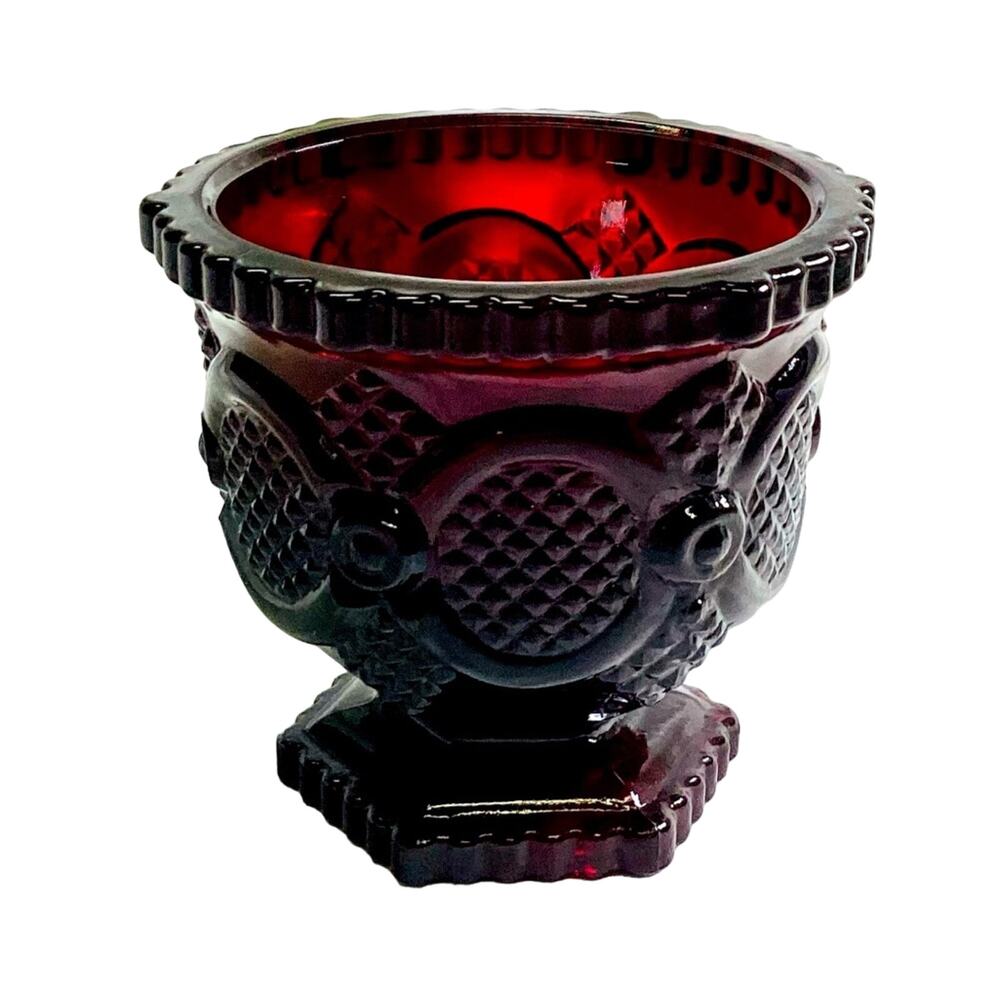 Open Sugar Bowl - Cape Cod Ruby by AVON